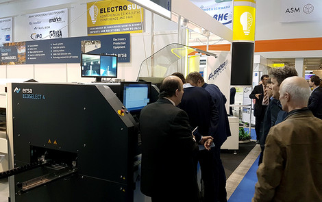 In addition to an ECOSELECT 4 selective soldering system, an HR 550 rework system also attracted interest