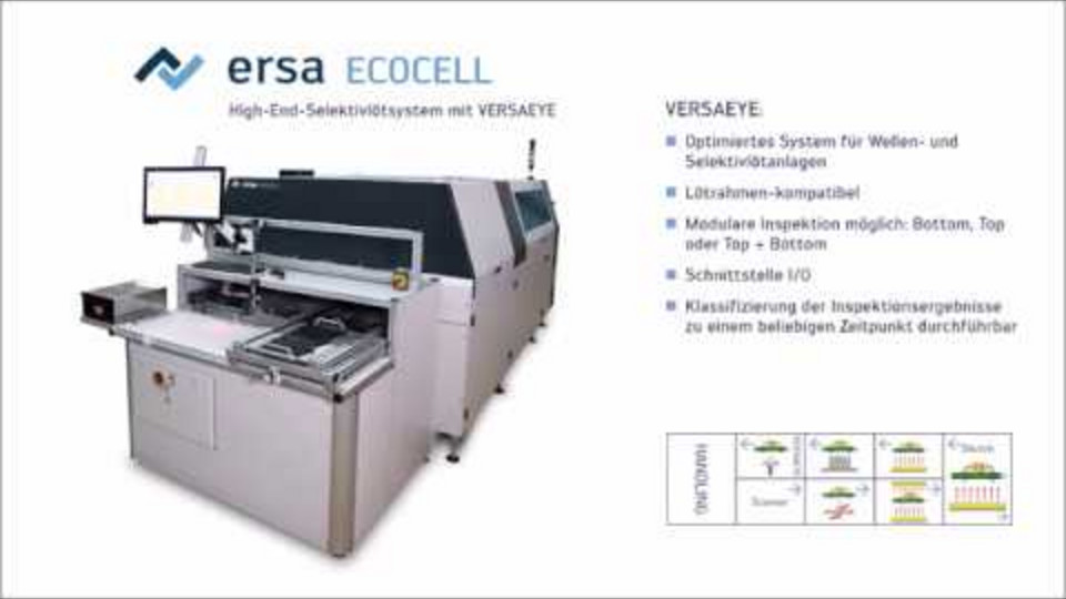 Ersa Selective Soldering - ECOCELL with VERSAEYE and handling